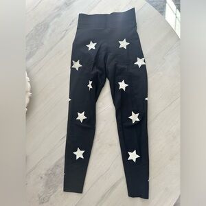 Ultracore black star leggings, size small